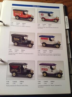 Early 2000s Oxford Die-Cast Price List and Model Catalog - Illustrated in color
