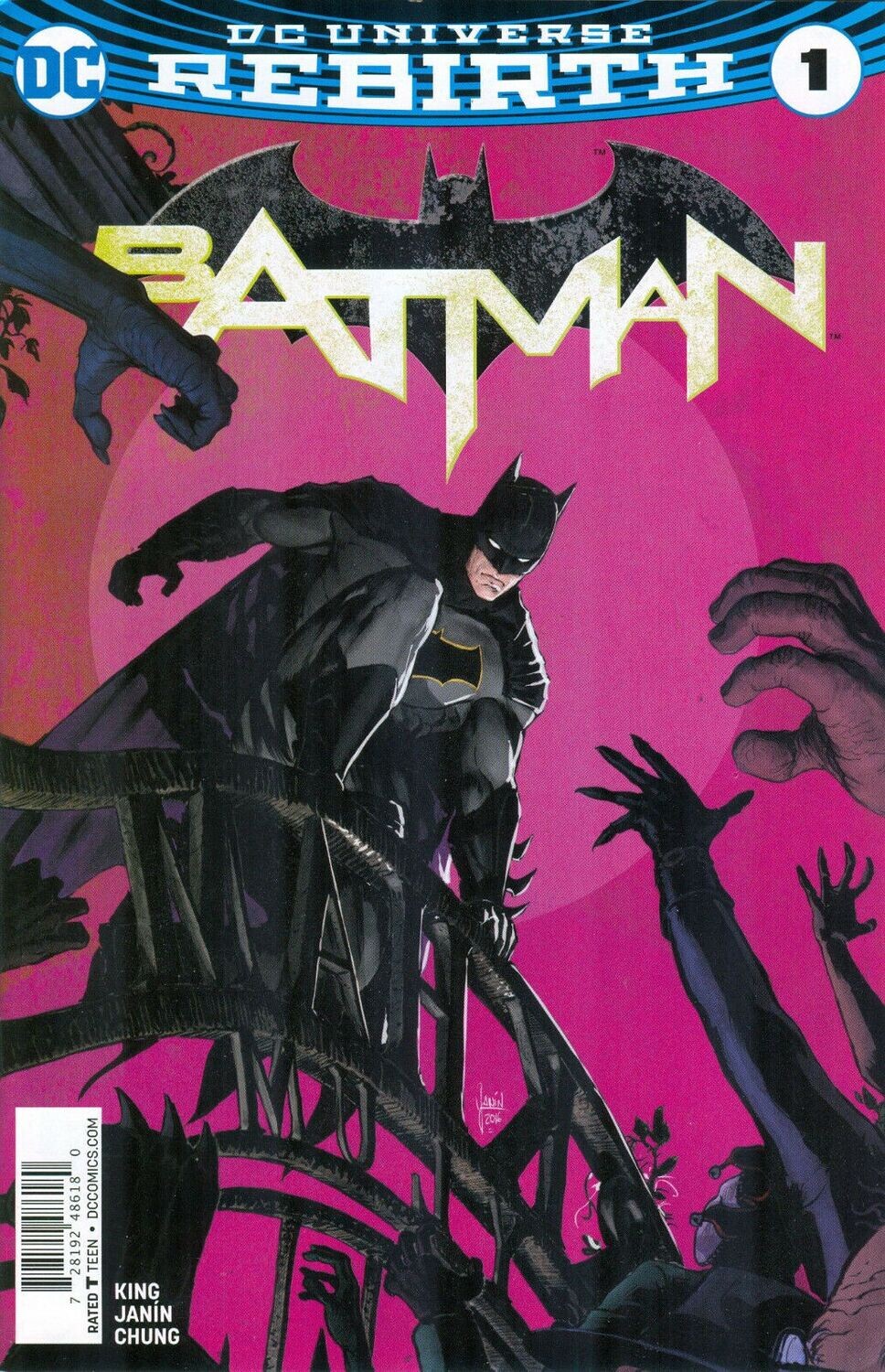 Batman: I Am Suicide #1, DC Comics, April 2017, Walmart edition, Mikel Janin cover art