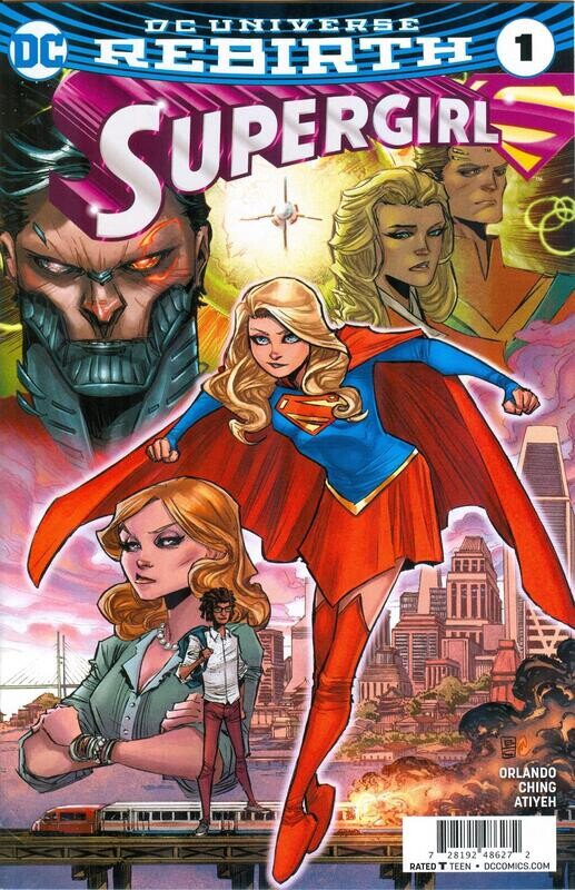 Supergirl #1, DC Comics, April 2017, Walmart edition, Brian Ching cover art