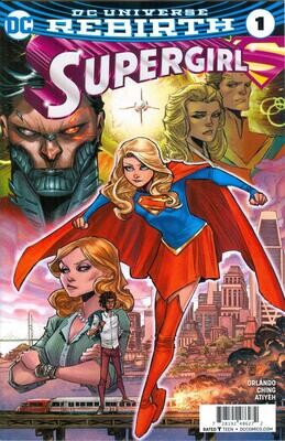 Supergirl #1, DC Comics, April 2017, Walmart edition, Brian Ching cover art