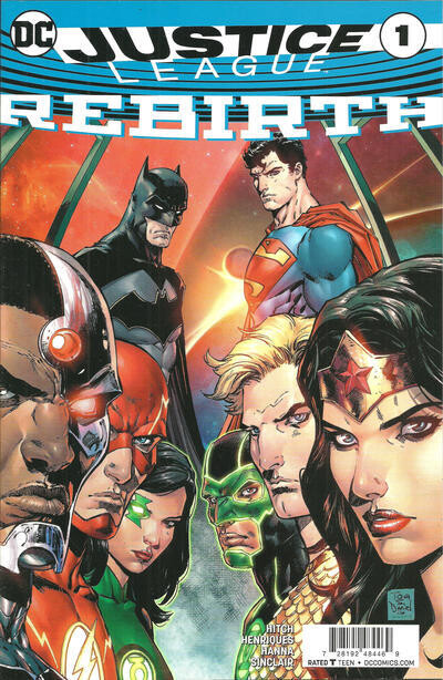 Justice League: Rebirth Special Edition #1, DC Comics, September 2016, Walmart edition, Tony S. Daniel cover art