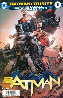 Batman: Trinity #1, DC Comics, April 2017, Walmart edition, Jason Fabok cover art