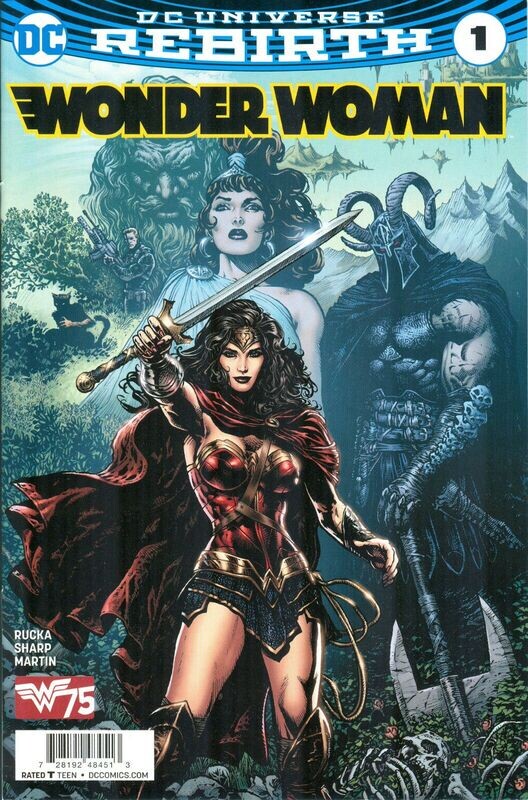 Wonder Woman 1 Special Edition, DC Comics, September 2016, Walmart edition, Liam Sharp cover art