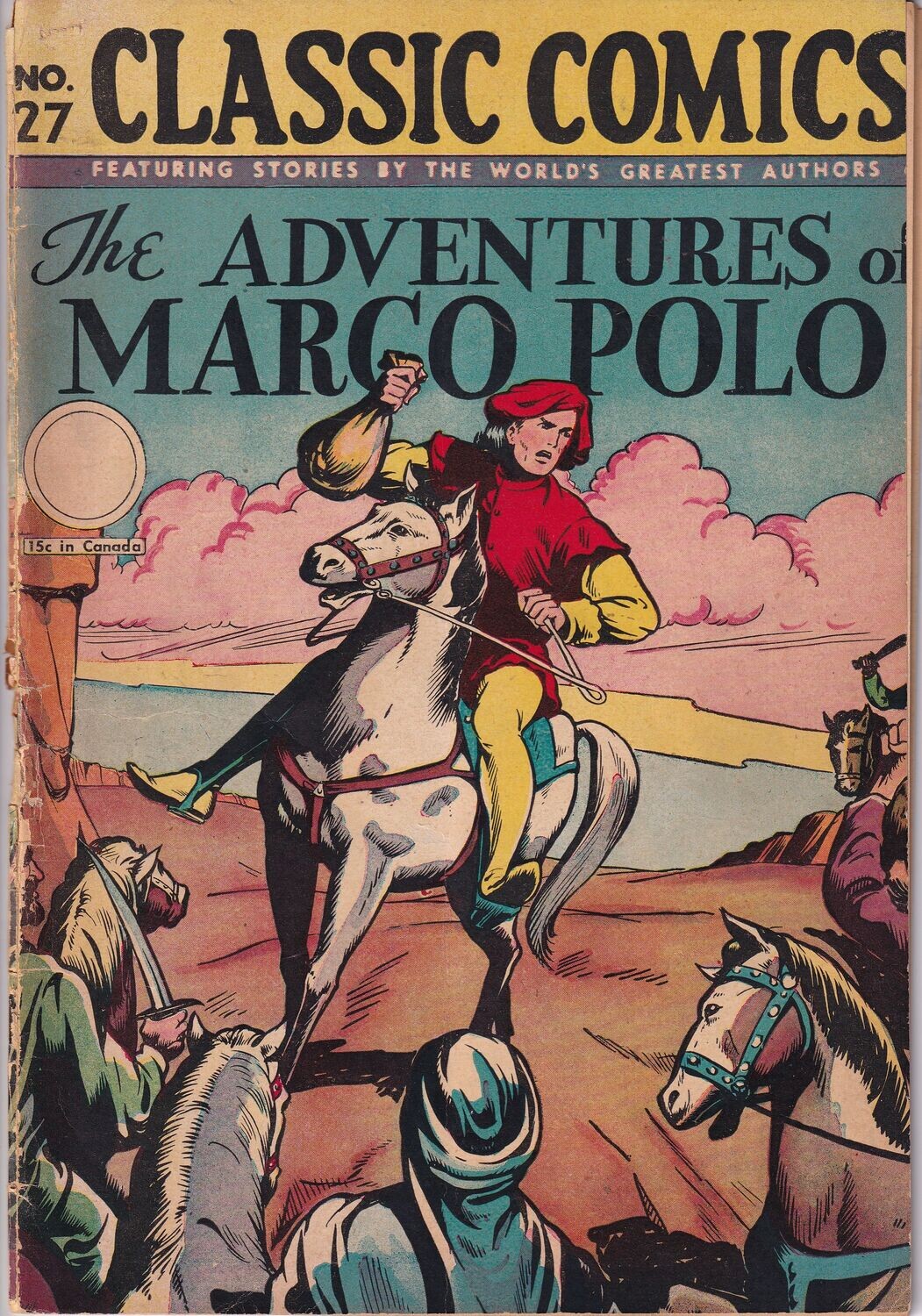 Classic Comics #27 (HRN 30) - Adventures of Marco Polo - circa September 1946