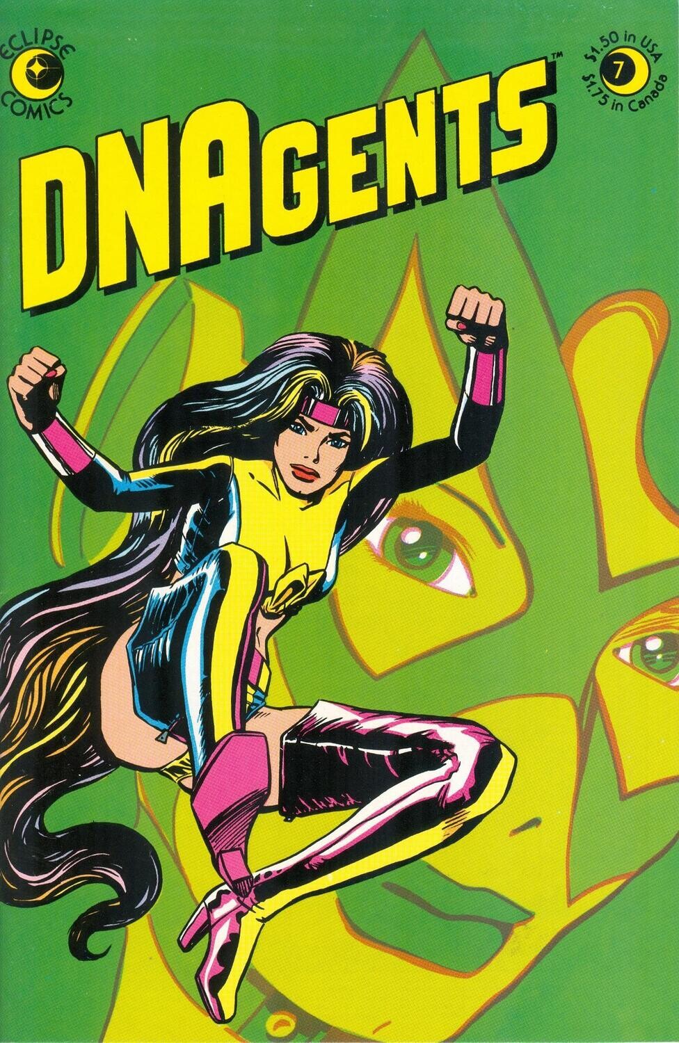 The DNAgents #7 - Eclipse Comics, November 1983 - Will Meugniot cover &amp; interior