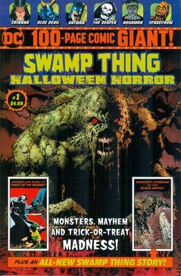 Swamp Thing Halloween Horror Giant #1, DC Comics, September 12, 2018, Walmart edition, Greg Capullo cover art