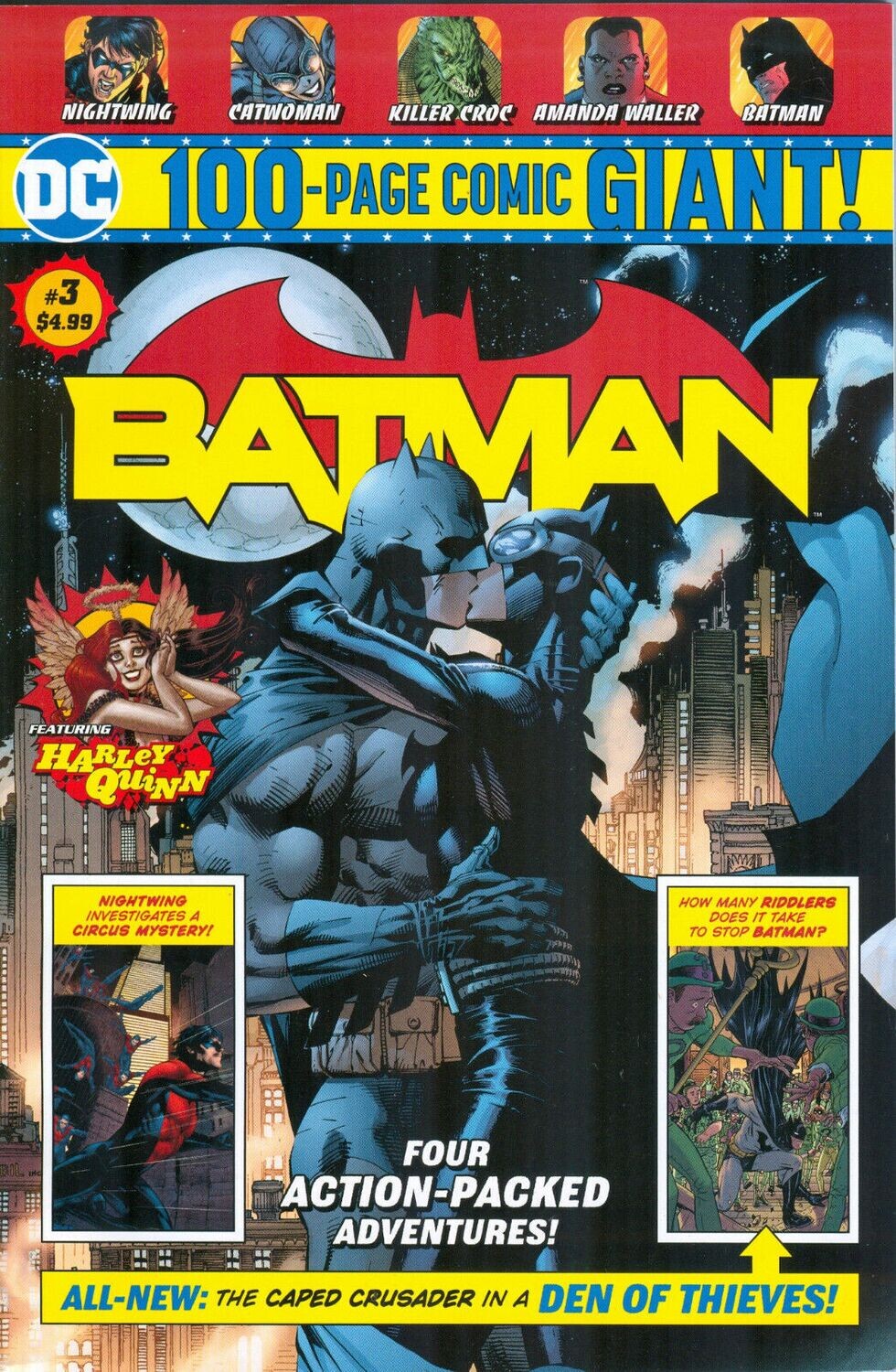 Batman 100 Page Giant #3, DC Comics, August 22, 2018, Walmart edition, Jim Lee cover art