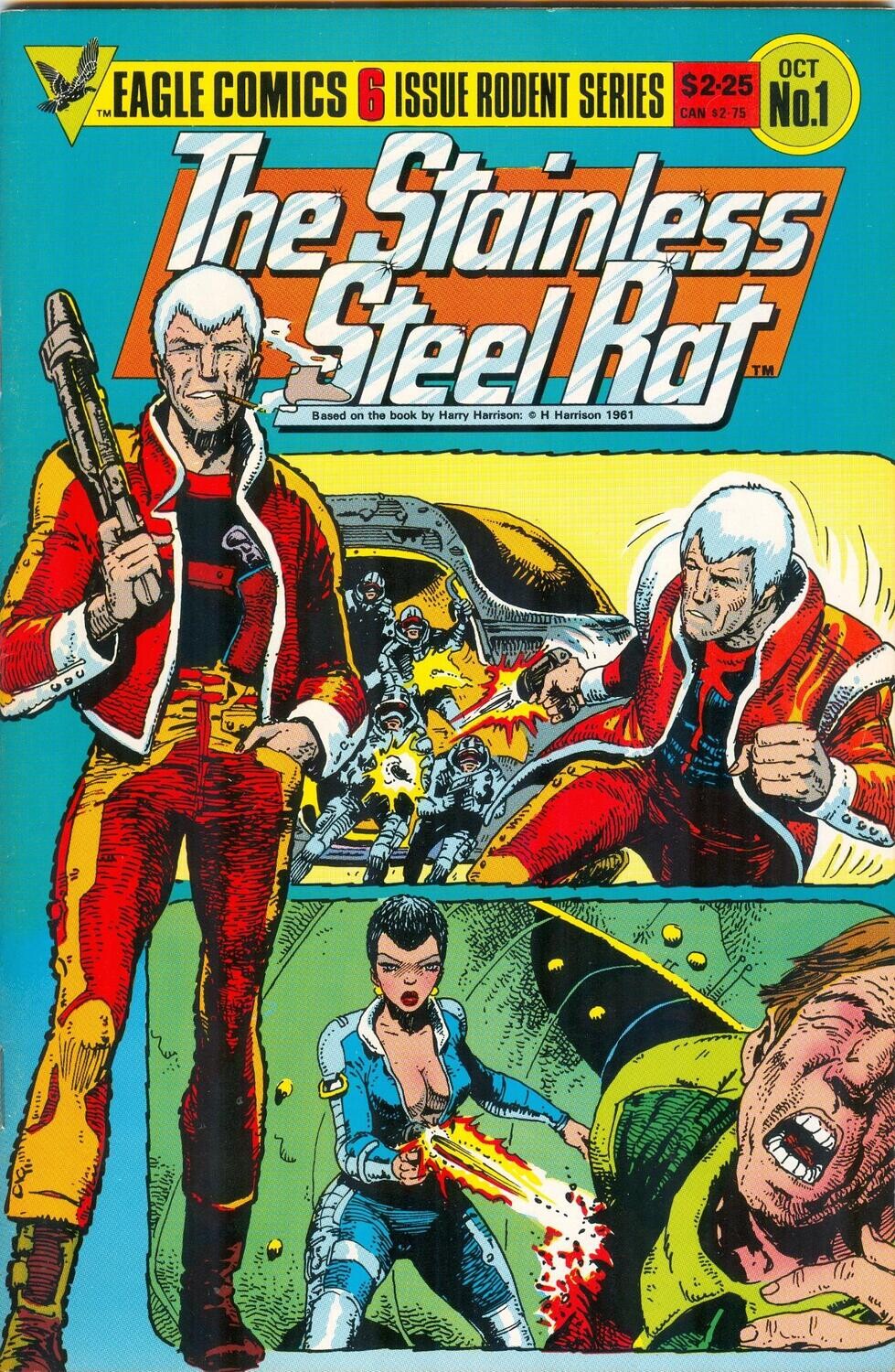 Stainless Steel Rat #1, Eagle Comics, October 1985 - Carlos Ezquerra cover $2.25