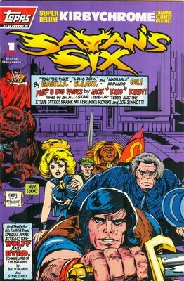 Satan's Six #1, April 1993, Topps Comics, Jack Kirby cover &amp; 8 interior $2.95