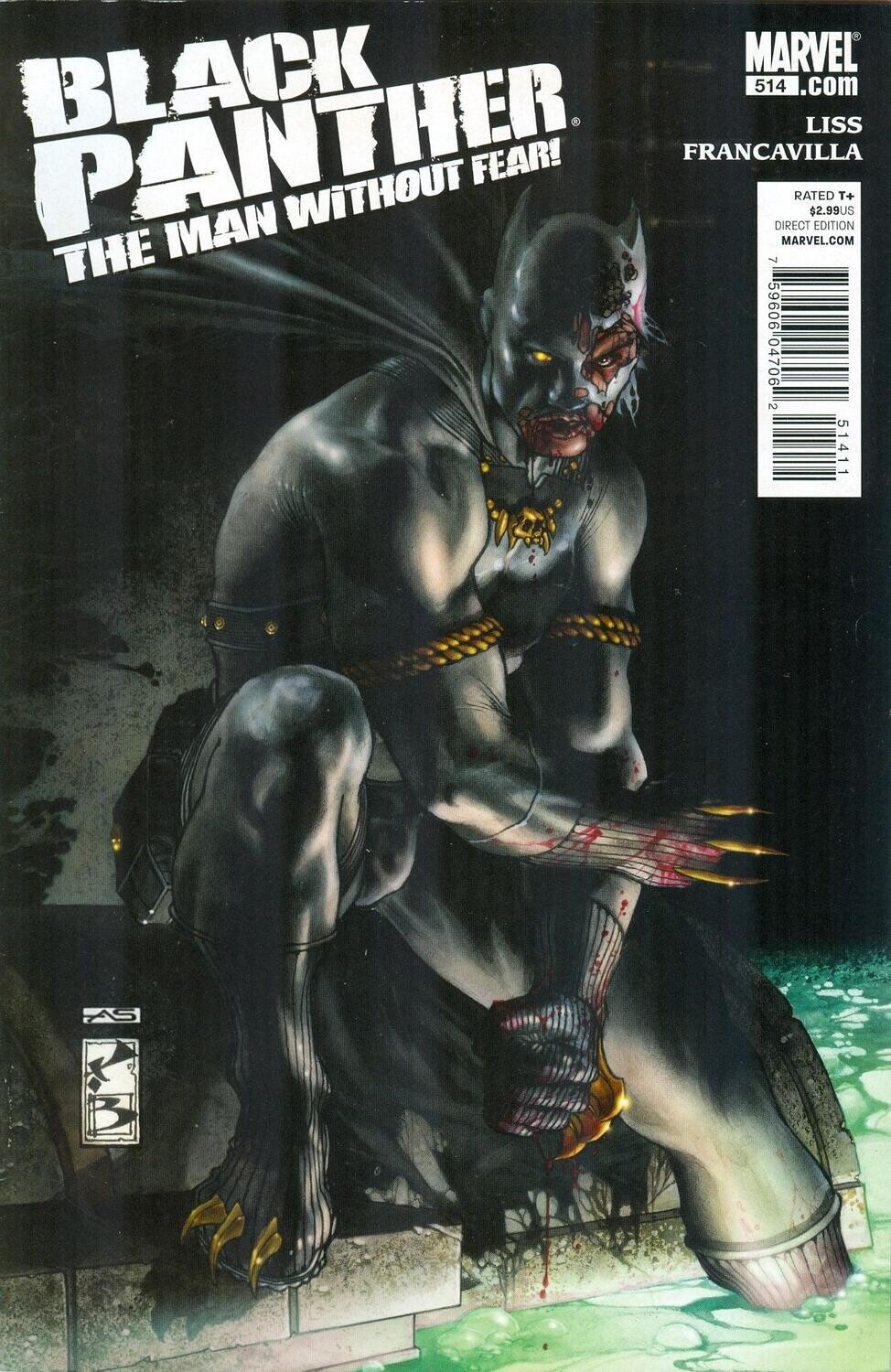 Black Panther: The Man Without Fear #514, Marvel Comics, March 2011, $2.99