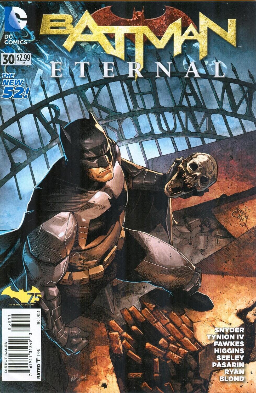 Batman Eternal #30, DC Comics, December 2014, $2.99 cover, Clay Mann cover art