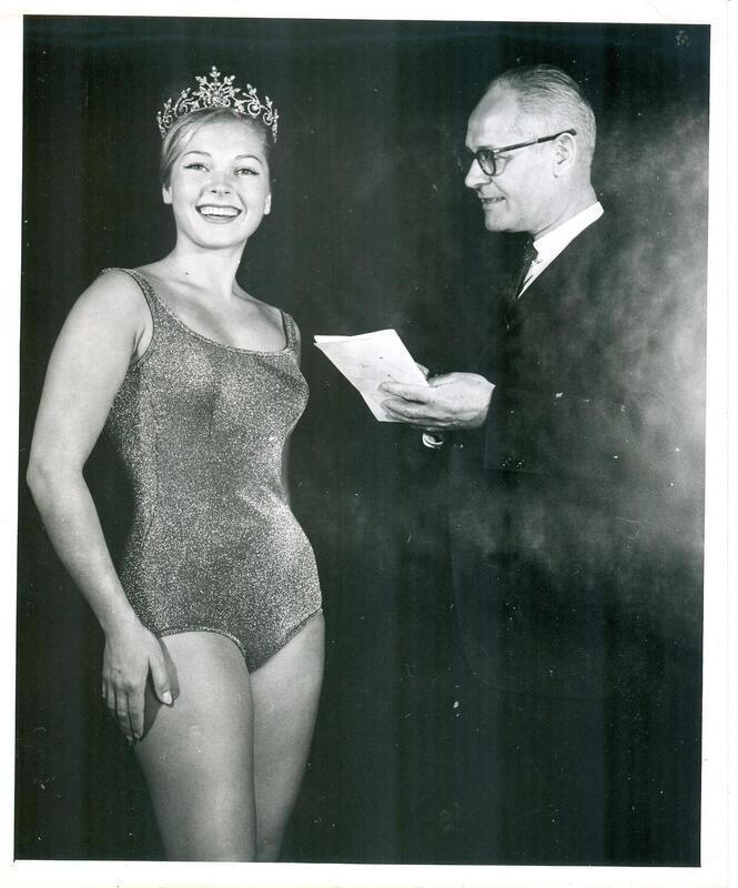 1960s Beauty Contest Winner - probably in Tennessee, nice 8x10 black and white