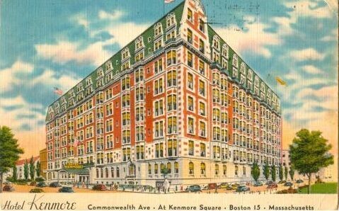 1956 Linen Postcard: Hotel Kenmore, Boston, Massachusetts