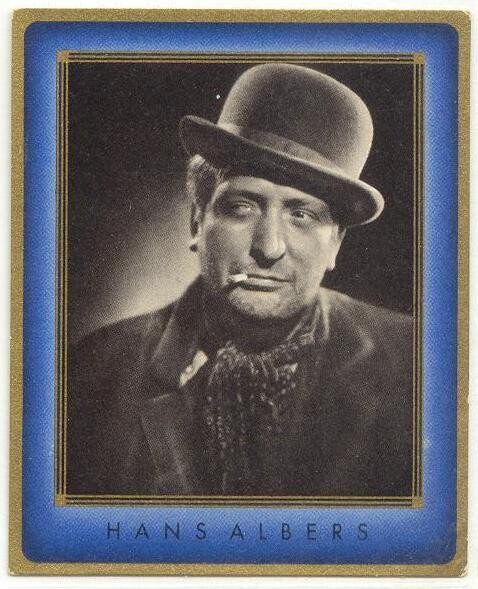 Hans Albers - German Film Super-Star, 1936 Cigarette card #115