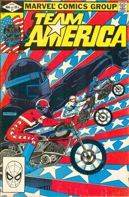 Team America #1, Marvel Comics, June 1982, 60¢ Layton, Vosburg &amp; Jim Shooter