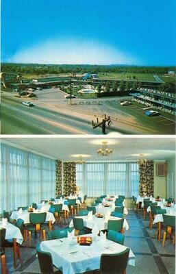 1960s CHROME: Quality Motel - Jackson, Murfreesboro, Tennessee