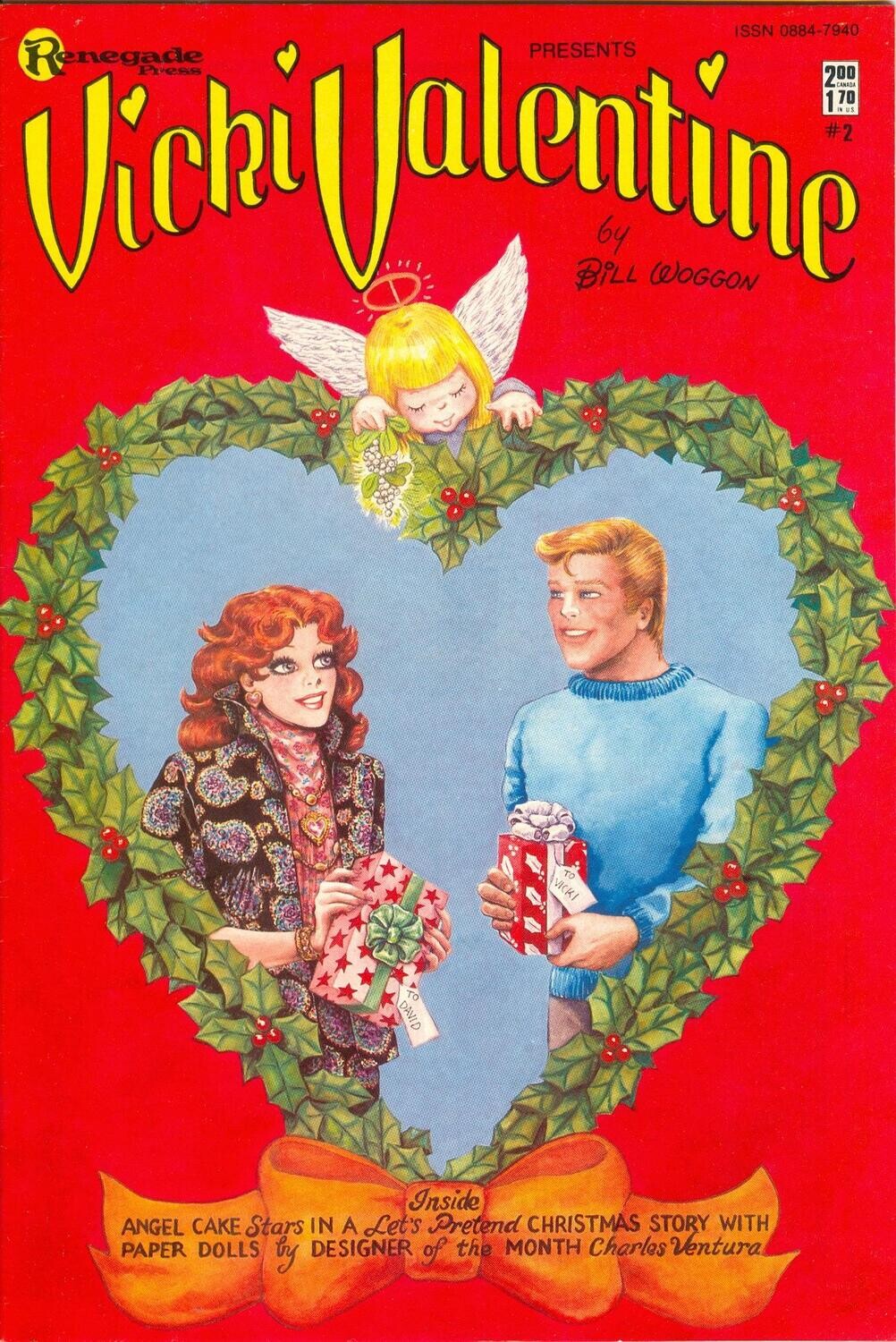 Vicki Valentine #2, Renegade Press, November 1985, $2.00 cover price Bill Woggon