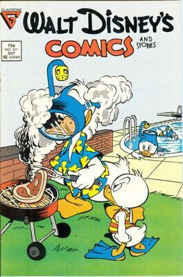 Walt Disney&#39;s Comics and Stories #511, 1st Gladstone, October 1986, 75¢ cover