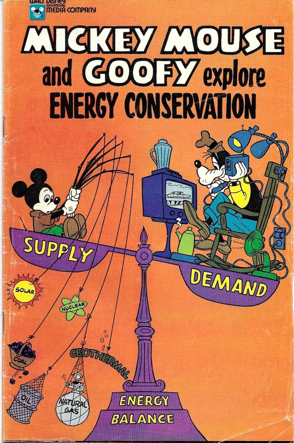 Mickey Mouse and Goofy Explore Energy Conservation, 1978, Disney Educational