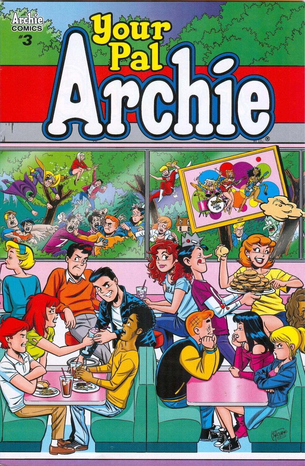 Your Pal Archie #3 - December 2017 - Archie Comics, $3.99 cover B Les McClaine