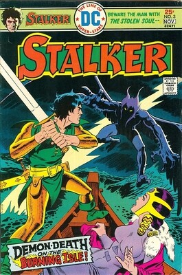 Stalker #3, Steve Ditko &amp; Wally Wood, D.C. Comics 25¢ cover price, 1975