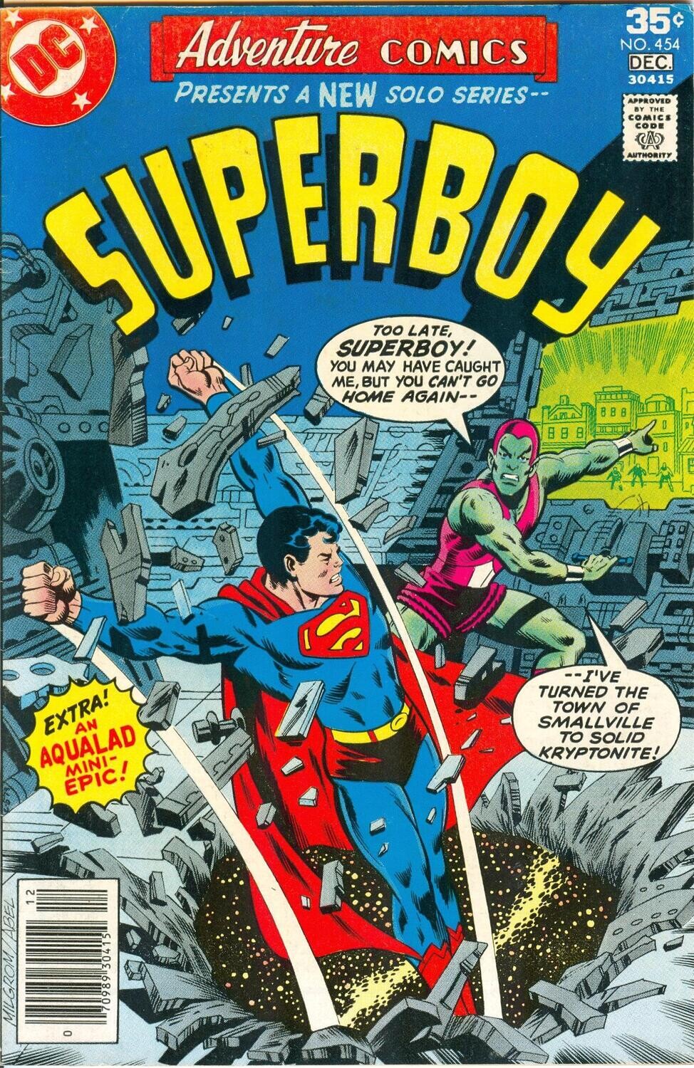 Adventure Comics #454 - Superboy - November-December 1977 - 35¢ - Al Milgrom