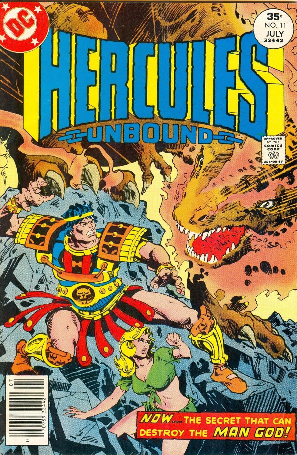 Hercules Unbound #11 - June-July 1977, 35¢ - Walt Simonson cover &amp; interior art