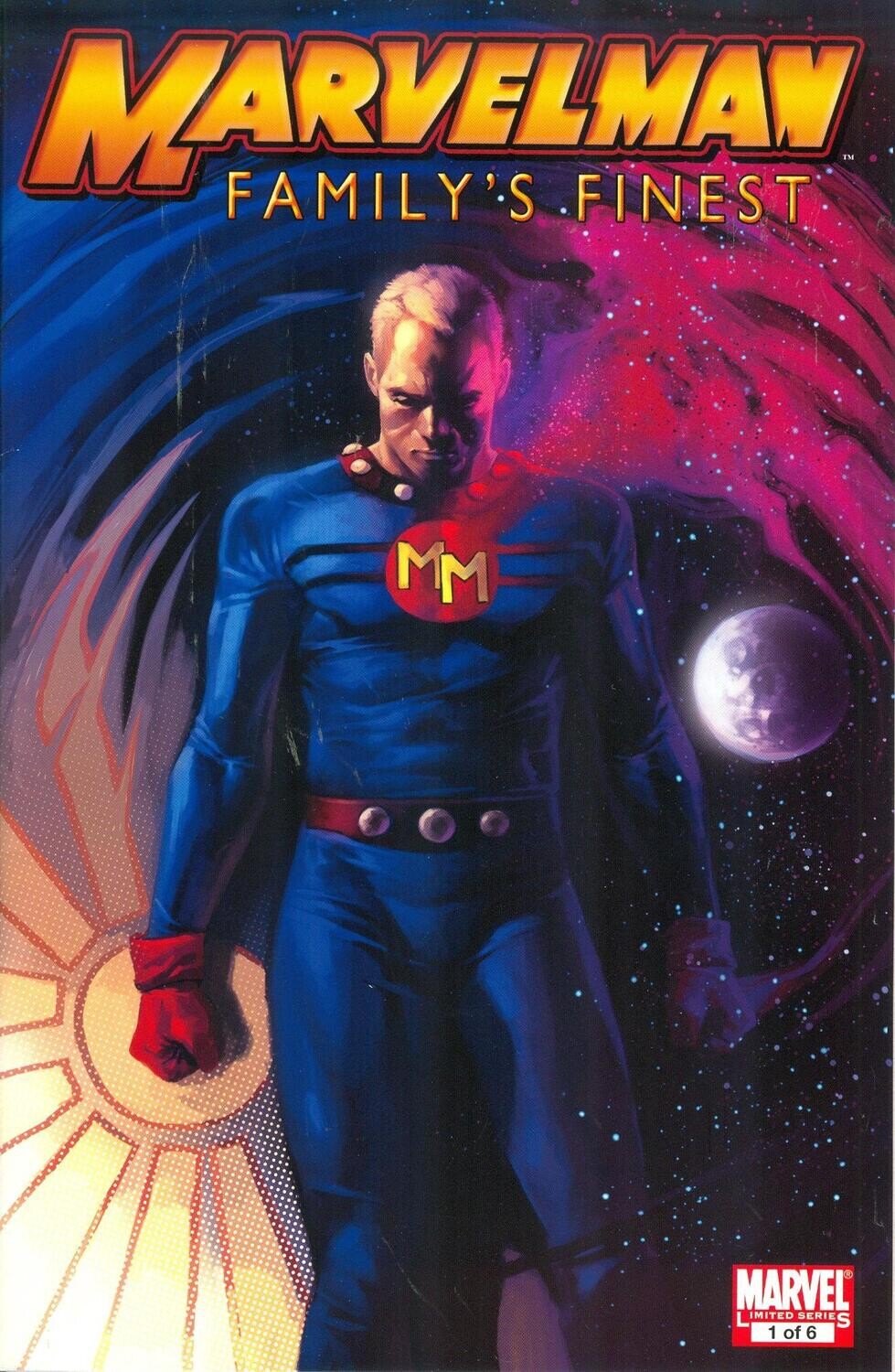 Marvelman Family&#39;s Finest #1 - August 2010, Marvel Comics $3.99 - Marko Djurdjevic cover