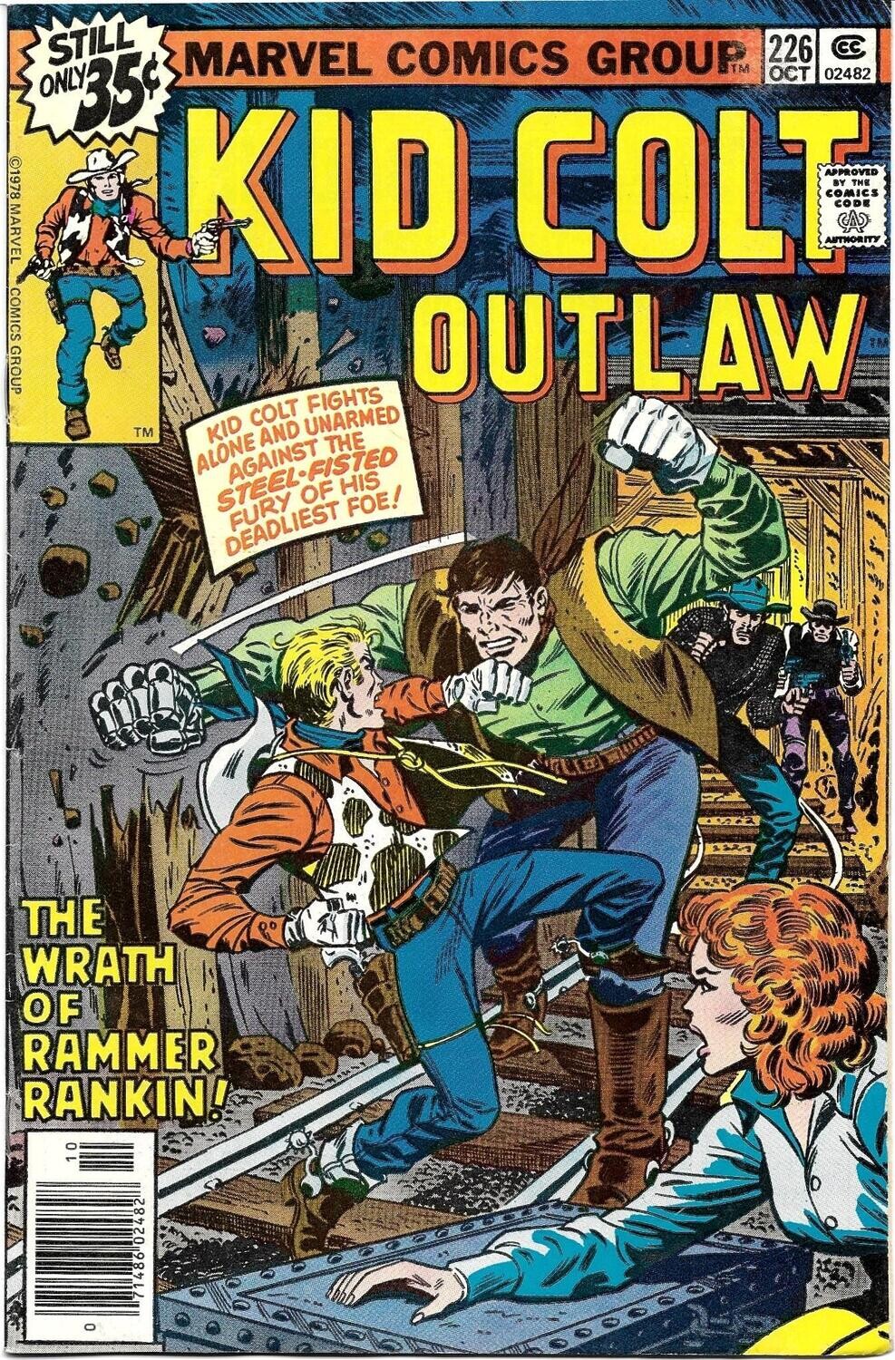 Kid Colt Outlaw #226, October 1978 Marvel Comics - 35¢ Herb Trimpe cover, FINE