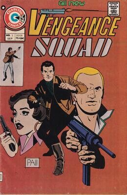 Vengeance Squad #2, Charlton Comics, September 1975, 25¢ Pete Morisi
