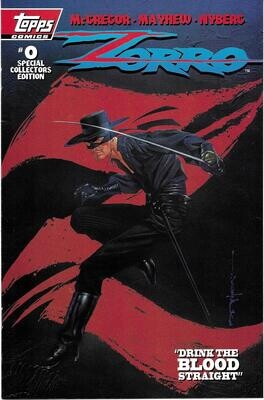 Zorro #0, Topps Comics - November 1993, $1 cover Brian Stelfreeze