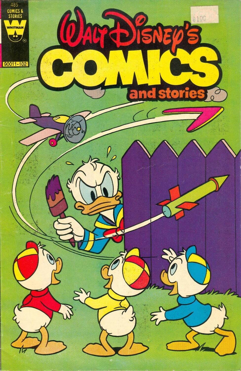 Walt Disney&#39;s Comics and Stories #485 - Whitman variant, February 1981, uncommon