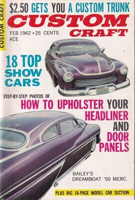 Custom Craft #14, February 1962 - 25¢ Harle Publications