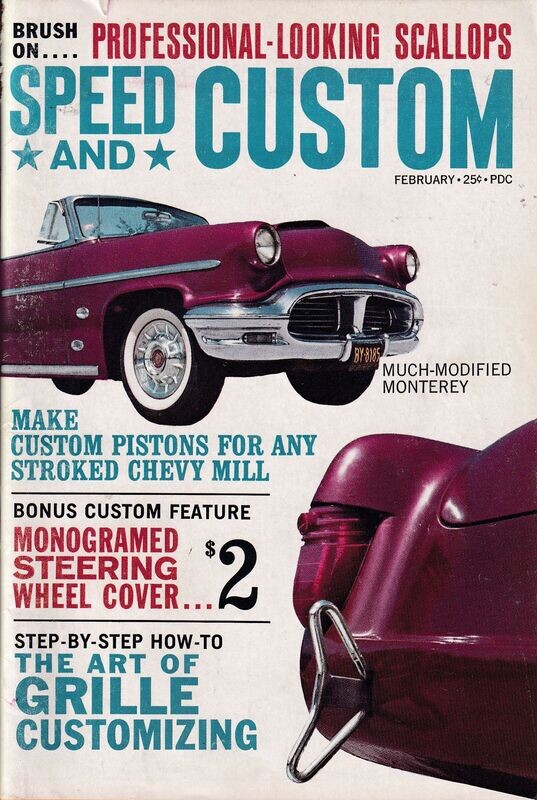 Speed and Custom Vol. 8 #8, February 1962 - 25¢ Magnum Publications
