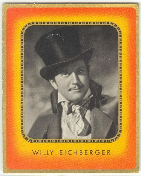 1936: Willy Eichberger aka Carl Esmond - cigarette card 151