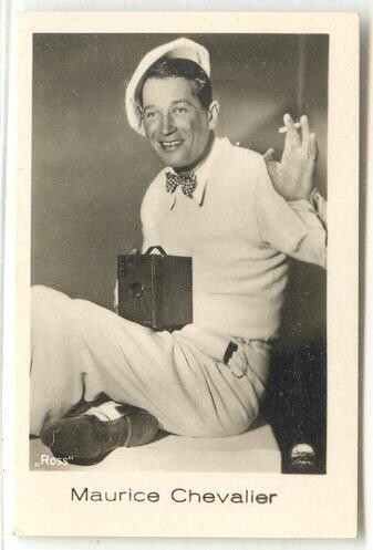 Maurice Chevalier #324 Vintage 1930s Original Card! VF - cigarette card
