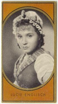 1936: Lucie Englisch, German starlet, cigarette card #52