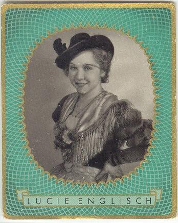 1937: Lucie Englisch, German starlet, large cigarette card #481