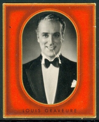 1936: Louis Graveure, the mystery man, vintage Filmbilder cigarette card #171
