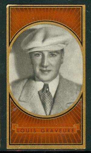 1937: Louis Graveure, the mystery man, vintage Filmbilder cigarette card #466