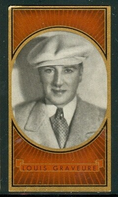 1937: Louis Graveure, the mystery man, vintage Filmbilder cigarette card #466