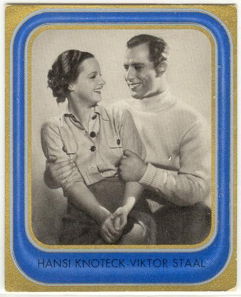 Hansi Knoteck + Viktor Staal, Winter in the Woods 1936 cigarette card #240
