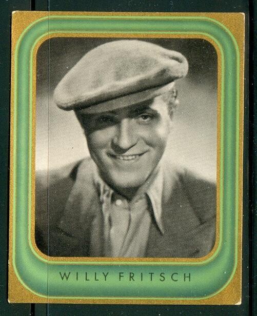 Willy Fritsch - 1936 photo - classic German film star! Cigarette card #58