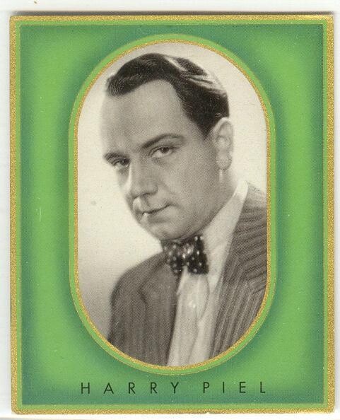Harry Piel - writer, director, actor - 1936 cigarette photo card