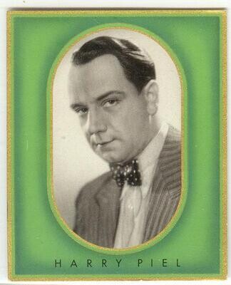 Harry Piel - writer, director, actor - 1936 cigarette photo card