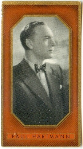 Paul Hartmann - Nazi Era Film Star - 1937 Bunte Filmbilder Cigarette Card #397