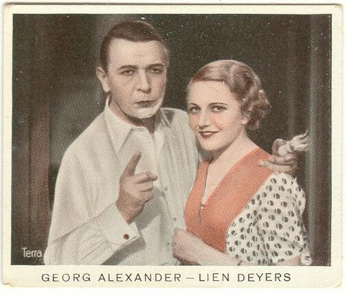 Georg Alexander &amp; Lien Deyers, 1930s cigarette card #132