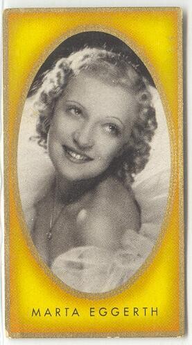 Marta Eggerth - Hungary&#39;s national idol - photo cigarette card #71