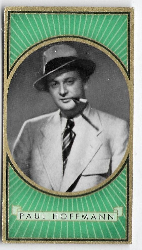 Paul Hoffman 1937 German Cigarette Card, Bunte Filmbilder #461