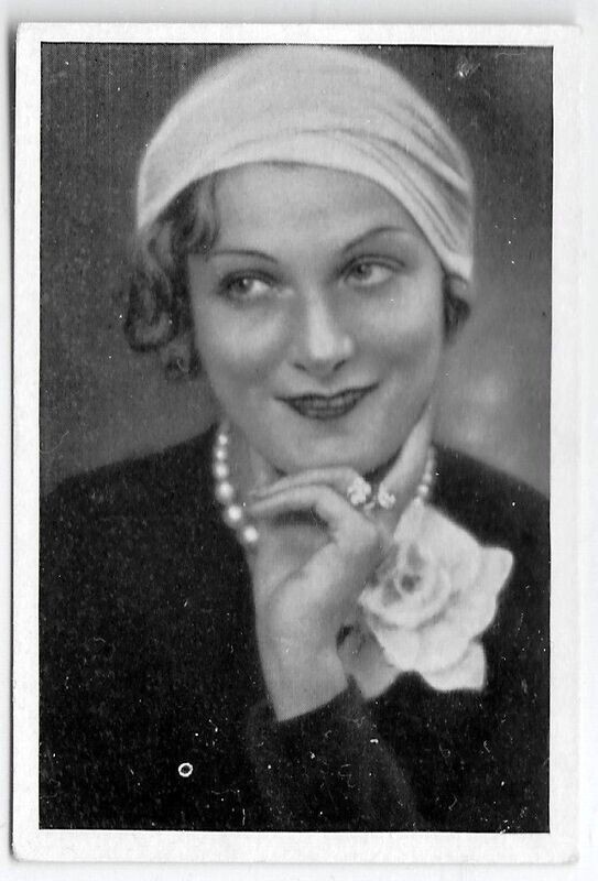 Hilde Hildebrand 1930s German Trumpf Cigarette Card, Film II Series 16 #5